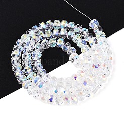 Гальванизируйте прозрачное стекло бисер нитей&nbsp;EGLA-N022-05B-C07