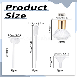 3 шт. стеклянные пустые шариковые флаконы для эфирного масла&nbsp;MRMJ-LP0001-38