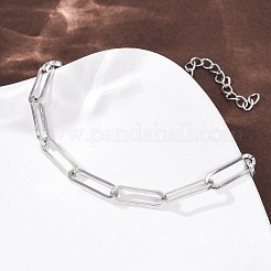 Браслеты-цепочки из нержавеющей стали 304 для женщин&nbsp;BJEW-G775-01P