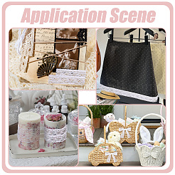 30 ярд нейлоновой эластичной кружевной отделки&nbsp;SRIB-ME0001-16