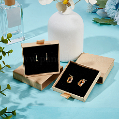 Картонные бумажные коробки для бижутерии с губкой внутри&nbsp;FIND-WH0199-43B