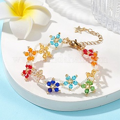 Стекло бисер браслеты&nbsp;BJEW-MZ00113-02