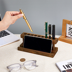 Деревянная стойка для хранения ручек&nbsp;ODIS-WH0038-241A-1