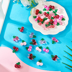 36шт 6 стиля прозрачные подвески из смолы&nbsp;RESI-TA0004-21