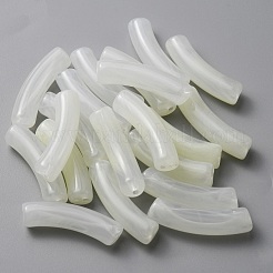 Непрозрачные акриловые бусины&nbsp;MACR-WH0007-83A