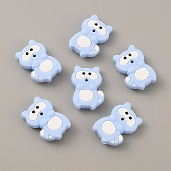 Пищевые экологически чистые силиконовые бусины&nbsp;LS-SIL-WH0012-016A