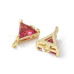 Шармы-соединители из латуни с паве из кубического циркония&nbsp;KK-F892-53G-13