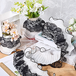 4 ярд органзы плиссированная кружевная лента&nbsp;OCOR-CY0001-82