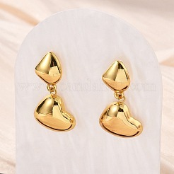 Серьги-гвоздики из нержавеющей стали 304 для женщин&nbsp;EJEW-U052-08G