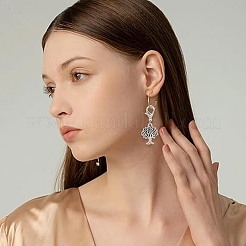 12 комплект из 2 подвесок из осеннего сплава&nbsp;HJEW-AR0001-14