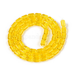 Прозрачные стеклянные бусины&nbsp;GLAA-T028-14T-02