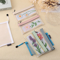 6 шт. 6 стильных прозрачных пластиковых мешочка для ручек из ТПУ&nbsp;AJEW-CA0004-02