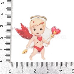 Непрозрачные акриловые подвески с принтом ко Дню святого Валентина&nbsp;OACR-A045-06F