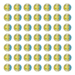 Стеклянные бусины с цветным покрытием ab&nbsp;EGLA-TA0013-05