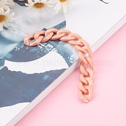 Непрозрачные акриловые цепочки ручной работы&nbsp;AJEW-JB00925-03