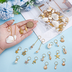 50 шт. подвески для волос из искусственного жемчуга&nbsp;OHAR-WR00001