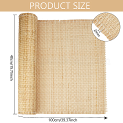 1 рулон натуральных ротанговых салфеток&nbsp;AJEW-BC0007-32