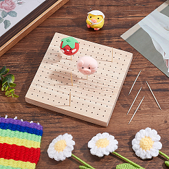 Деревянные подставки для тортов из дуба с 196 отверстием&nbsp;WOOD-WH0124-19