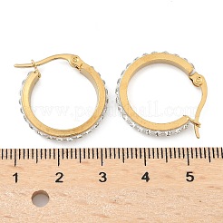 Серьги-кольца из нержавеющей стали 304&nbsp;EJEW-N0031-11G