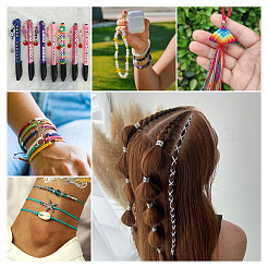 10шт. 10-х цветный полиэфирный шнур&nbsp;OCOR-TAC0040-01B