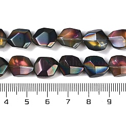 Стеклянные бусины с гальваническим покрытием &nbsp;EGLA-C009-01A-HP01