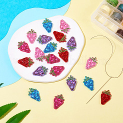 20 шт. двухцветных стразовых накладок&nbsp;PATC-TA0001-07B