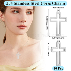 10 шт. подвески из нержавеющей стали 304&nbsp;STAS-BBC0008-69