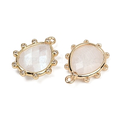 Подвески из натурального лунного камня с огранкой&nbsp;G-K347-06G-05