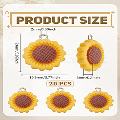 Кулоны из смолы&nbsp;RESI-LP0001-14