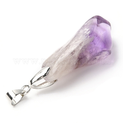 Подвески из натурального аметиста и цитрина G-H259-05P-1