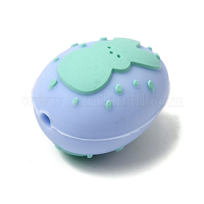 Пасхальные силиконовые фокусные бусины&nbsp;SIL-F020-04-1