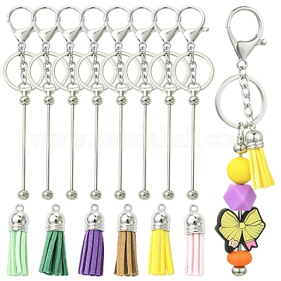 12 шт. 6 цвета искусственная замша подвеска с кисточкой украшения&nbsp;KEYC-YW0001-26-1