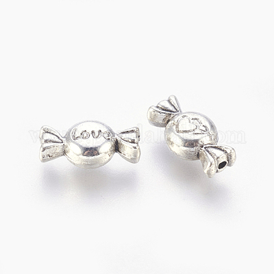 Сплавочные овальные бусины тибетского стиля &nbsp;X-TIBEB-R035-AS-LF-1