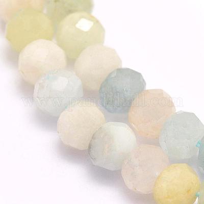 Природные морганит нитей бисера&nbsp;G-F509-54-5x8mm-1