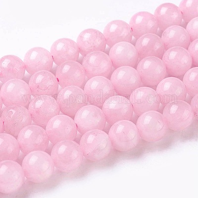 Природного розового кварца нитей бисера&nbsp;GSR14mmC034-1