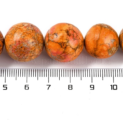 Градуированные нити бусин из натуральной императорской яшмы G-P551-B01-01-1