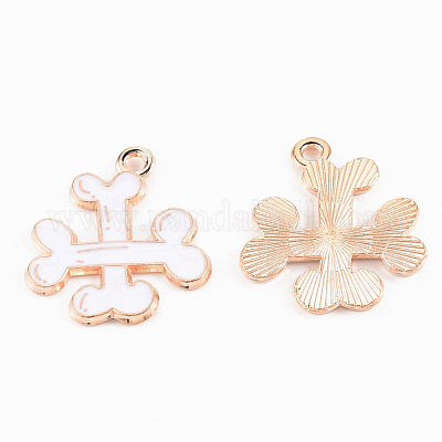 Подвески из эмалевого сплава легкого золота ENAM-T018-10-1