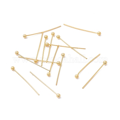 Контакты латунь шаровой головкой&nbsp;LS-KK-WH0058-02A-G01-1