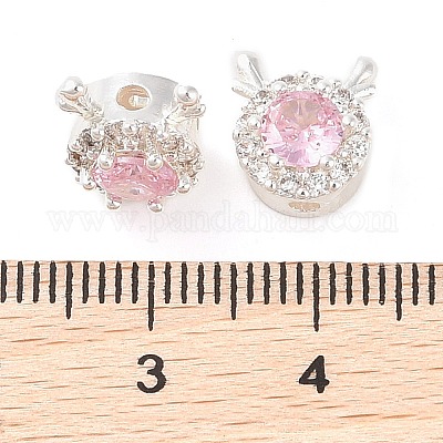 Латунь с кубиками циркония&nbsp;LS-KK-B090-01S-01-1