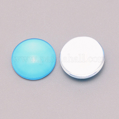 Прозрачные стеклянные кабошоны GGLA-WH0029-08-1