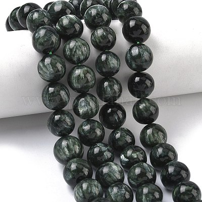 Природные SERAPHINITE нитей бисера&nbsp;G-C270-O01-13-1