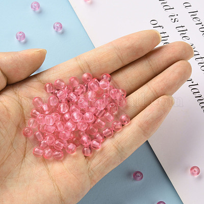 Прозрачные акриловые бусины&nbsp;MACR-S370-A6mm-704-1