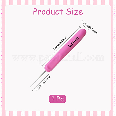 1 шт. крючки для вязания дредов из нержавеющей стали TOOL-DJ0001-44A-1