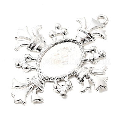 Сеттинги сплава кабошон&nbsp;PW-WGAB9EB-12-1