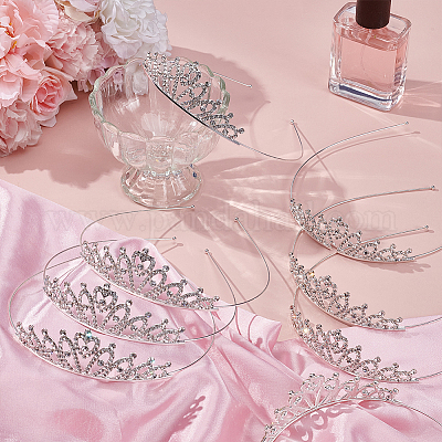 Резинки для волос со стразами для девочек&nbsp;OHAR-WH0001-25-1