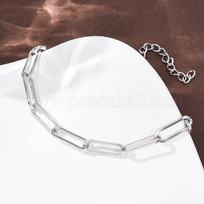 Браслеты-цепочки из нержавеющей стали 304 для женщин&nbsp;BJEW-G775-01P-1