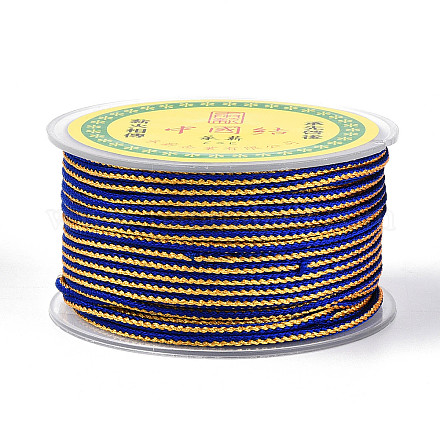 11 м поликоттоновый металлизированный плетеный шнур OCOR-N008-01B-1