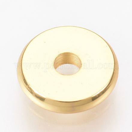 Spacer бисер латунные&nbsp;KK-Q738-8mm-04G-1