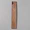 Wood Blank Bookmarks for DIY Engraved Craft, Rectangle, Camel, 150x25~27x2.5~3mm
