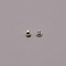 Brass Beads, Rondelle, Silver, 3x1.5mm, Hole: 1.8mm, about 1000pcs/bag